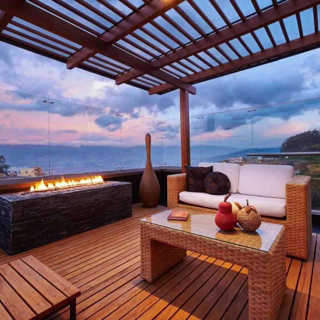 plafonnier pour éclairer sa terrasse